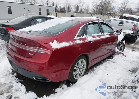 2016 Lincoln Mkz Hybrid из США, поврежденный, VIN 3LN6L2LU3GR615613